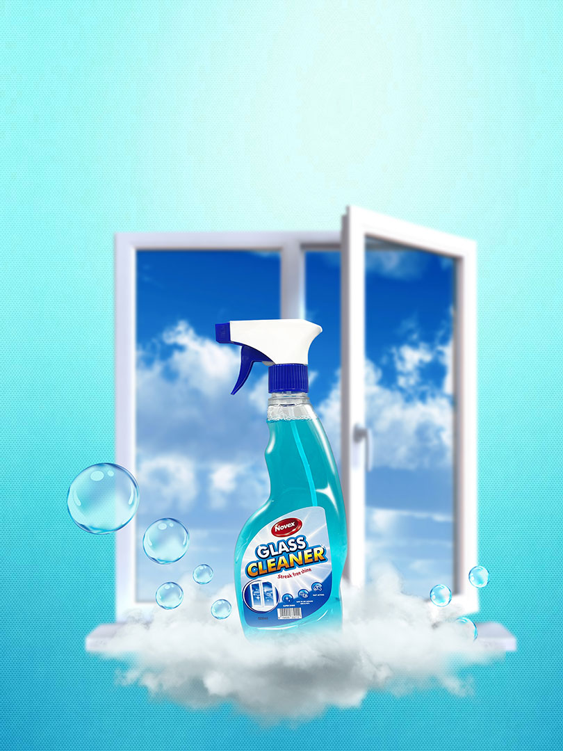 glass cleaner ads